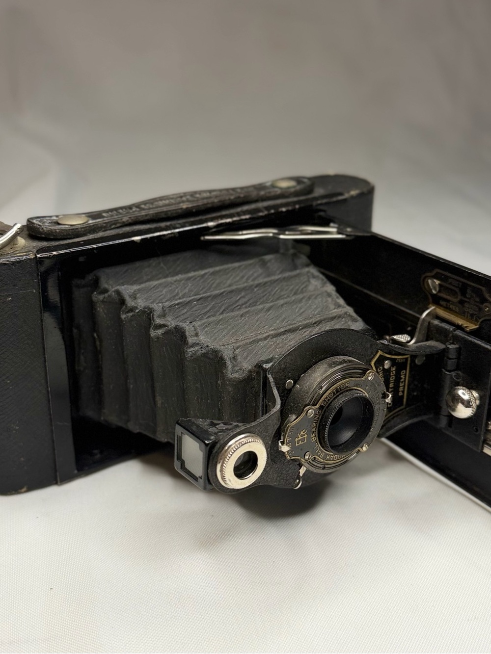 Vintage Black Eastman Kodak Folding Bellows Camera - Classic Photography